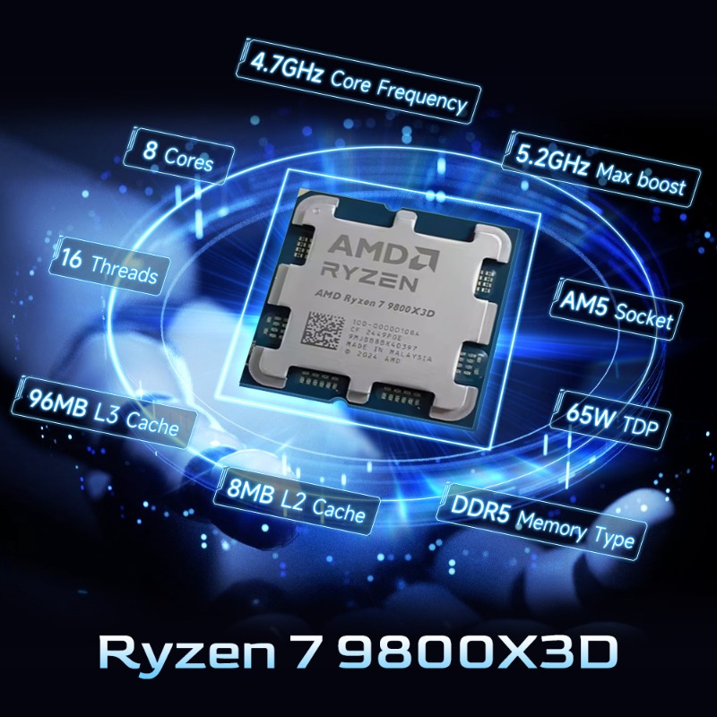 AMD Ryzen 7 9800X3D コンテンツクリエーシ - Pc Gaming Amd Ryzen 7 のレビューと価格