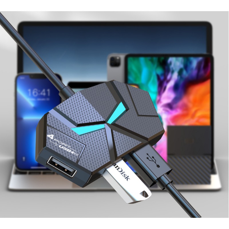 0.6 センチメートル/1.2 メートルハブ 7 ポート互換 - Usb Hub Gaming のレビューと価格