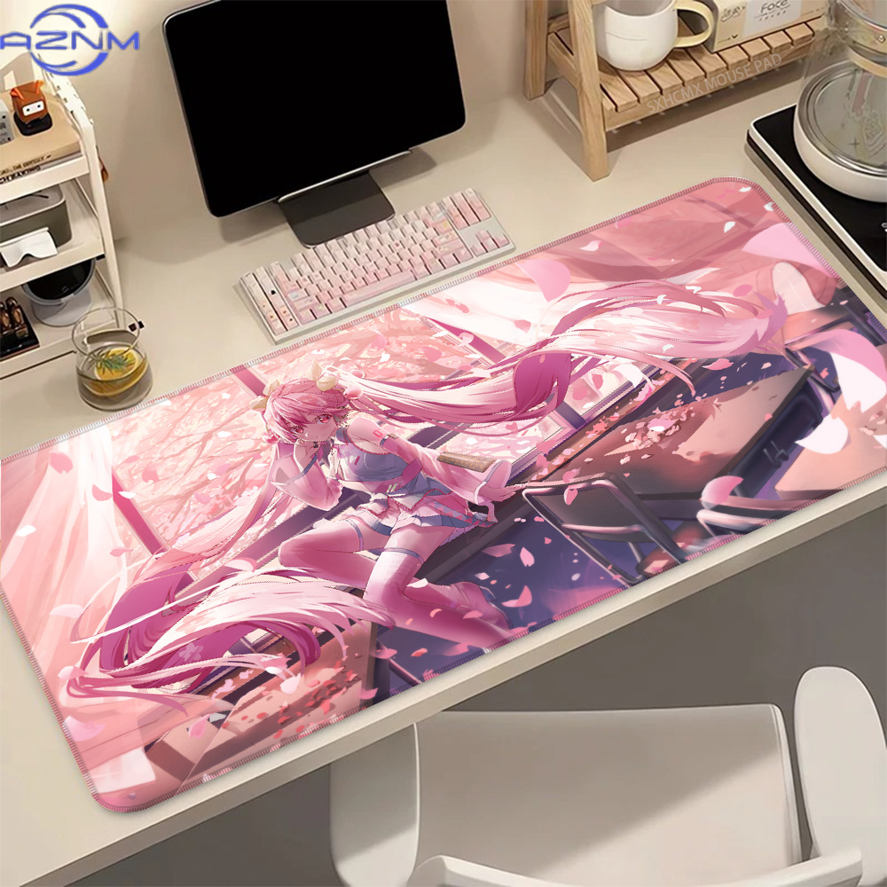初音ミク ピンクサクラ カワイイ大型拡張ゲーミングマウスパッ - Pc Gaming Hatsune Miku のレビューと価格
