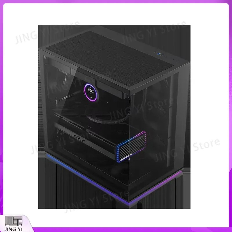 ATXミッドタワーゲーミングPCケース デュアルチャンバー水 - Pc Gaming Water Cooling のレビューと価格