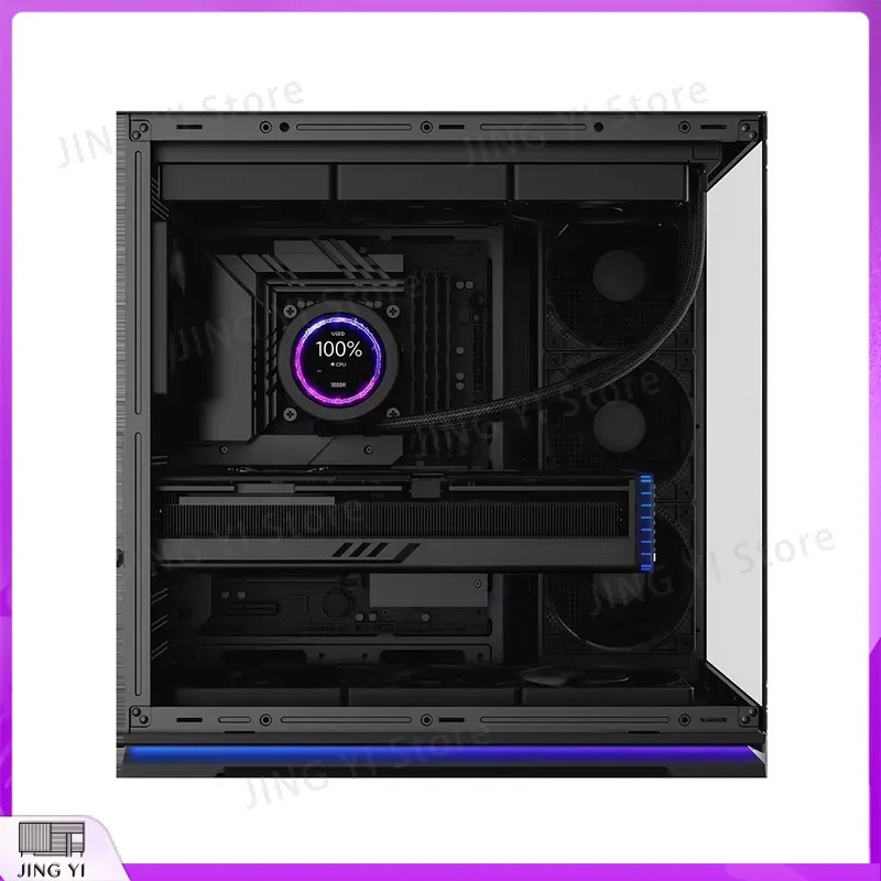 ATXミッドタワーゲーミングPCケース デュアルチャンバー水 - Pc Gaming Water Cooling のレビューと価格
