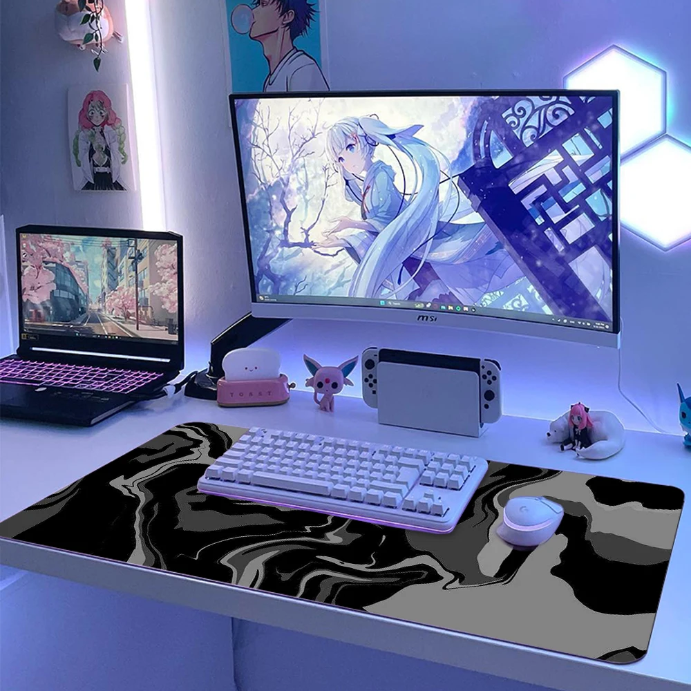 ライン液体マウスパッドゲームアクセサリー地形図テーブルマット - Pc Gaming Liquid のレビューと価格