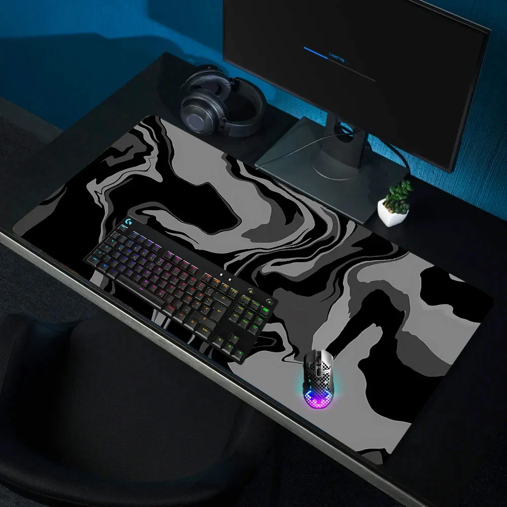 ライン液体マウスパッドゲームアクセサリー地形図テーブルマット - Pc Gaming Liquid のレビューと価格